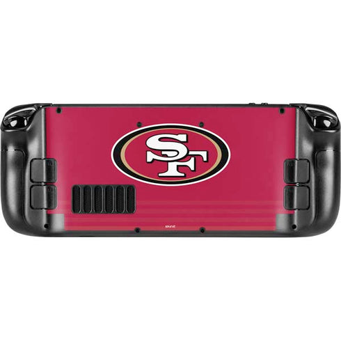 NFL San Francisco 49ers Breakaway Steam Deck Handheld Gaming Computer Skin